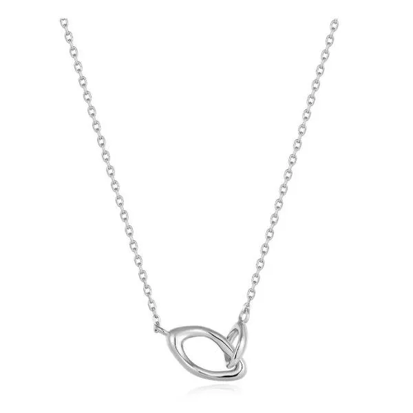 Sterling Silver Wave Link Necklace By Ania Haie Orin Jewelers Northville, MI