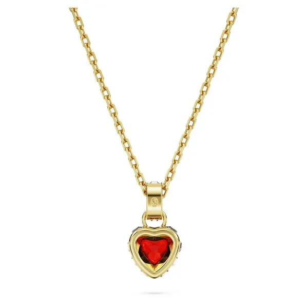 Swarovski Stilla Pendant - Heart, Red Image 2 Orin Jewelers Northville, MI
