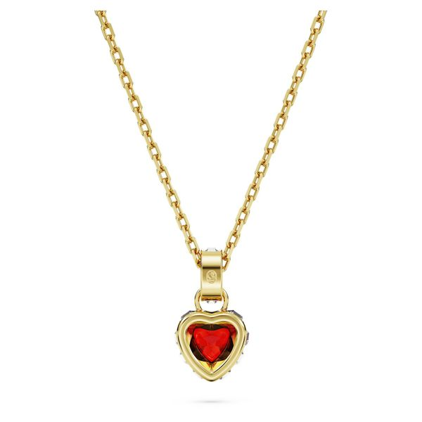 Swarovski Stilla Pendant - Heart, Red Image 2 Orin Jewelers Northville, MI