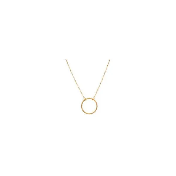 Sterling Silver Gold Plated Necklace Orin Jewelers Northville, MI