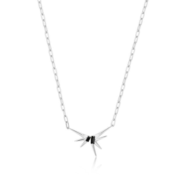 Sterling Silver Sparkle Spike Pendant Necklace Orin Jewelers Northville, MI