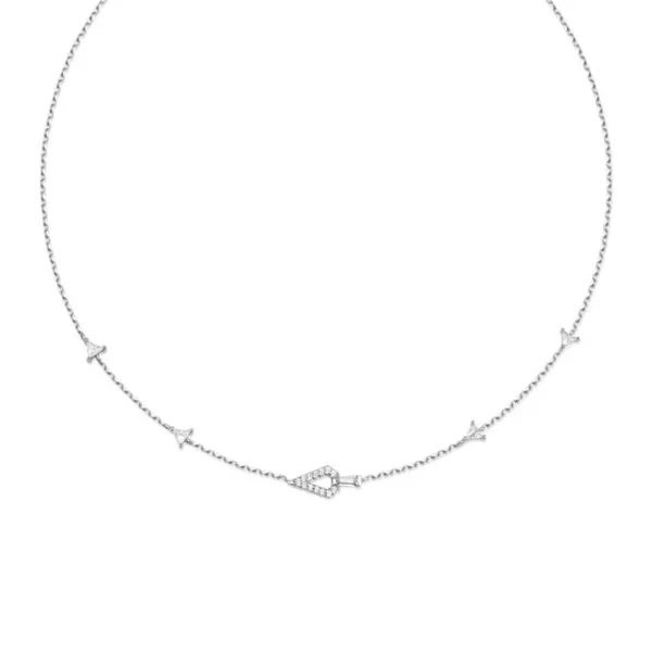 Sterling Silver Geometric Satellite Necklace Orin Jewelers Northville, MI