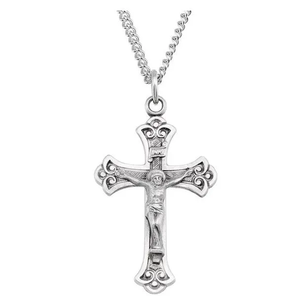 Sterling Silver Crucifix Necklace Orin Jewelers Northville, MI
