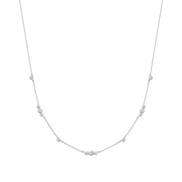 Sterling Silver Station Necklace Orin Jewelers Northville, MI