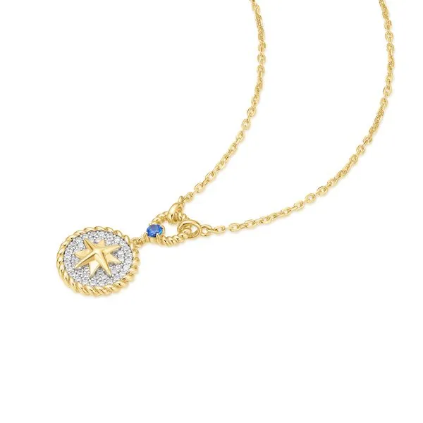 Sterling Silver Gold Plated Necklace Image 2 Orin Jewelers Northville, MI