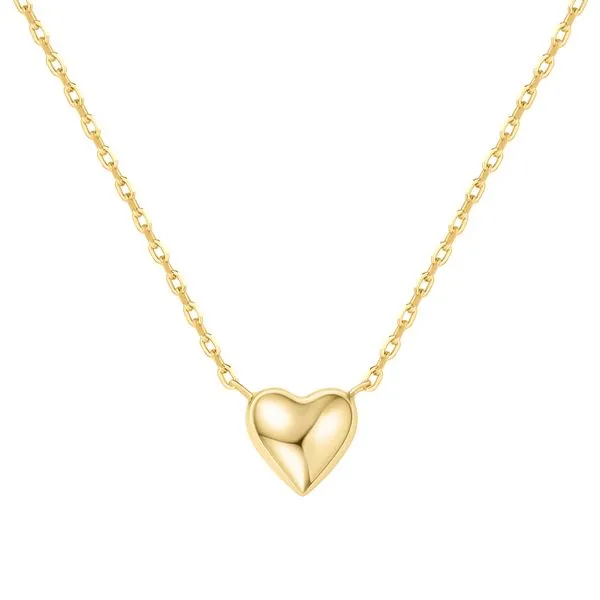 Sterling Silver Gold Plated Sweetheart Necklace Orin Jewelers Northville, MI