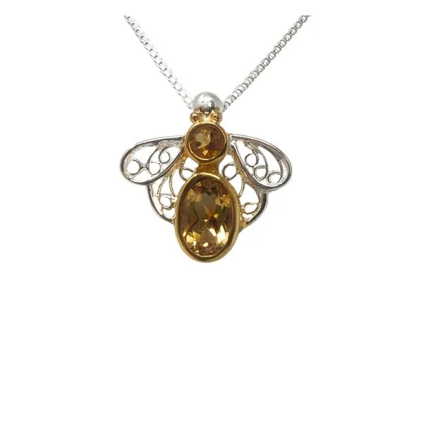 Sterling Silver & 22K Gold Plated 