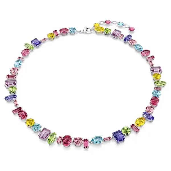 Swarovski Gema Necklace, Mixed Cuts, Multi-Colored Orin Jewelers Northville, MI