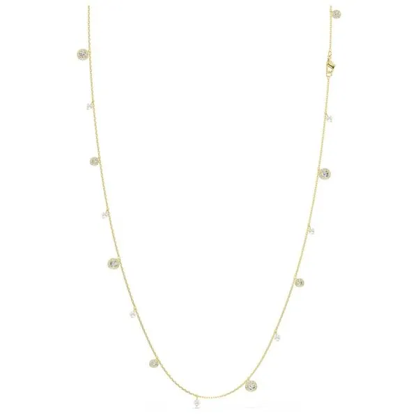 Swarovski Una Angelic Strandage - Crystal Pearl, Round Cut, White, Gold-Tone Plated Orin Jewelers Northville, MI