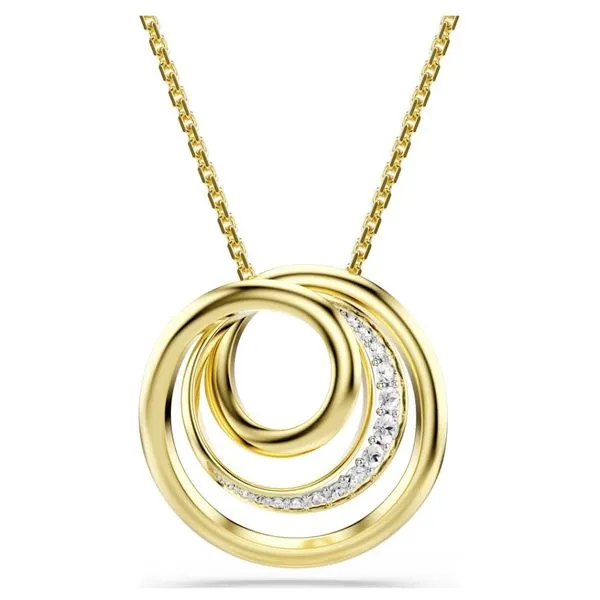 Swarovskihyperbola Necklace - Round Cut, White, Gold-Tone Plated Orin Jewelers Northville, MI