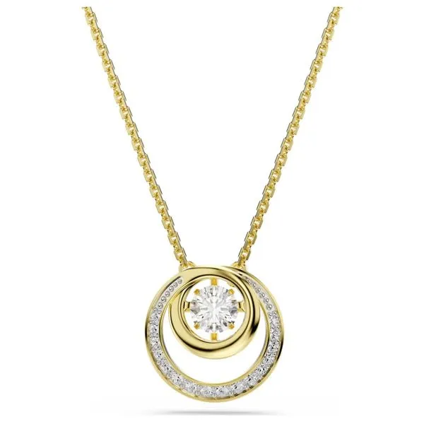Swarovski Hyperbola Pendant - Round Cut, White, Gold-Tone Plated Orin Jewelers Northville, MI