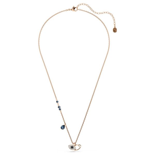 Swarovski Symbolica Pendant - Eye, Multicolored, Rose Gold-Tone Plated Image 3 Orin Jewelers Northville, MI