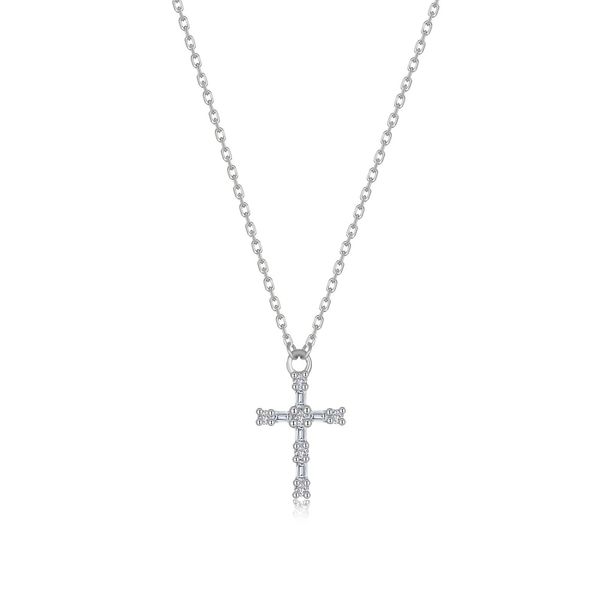 Sterling Silver Cross Pendant With CZs Orin Jewelers Northville, MI