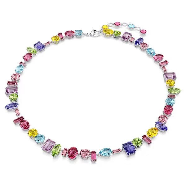 Swarovski Gema Necklace, Mixed Cuts, Multi-Colored Orin Jewelers Northville, MI