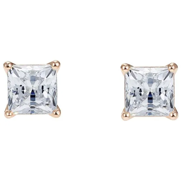 Swarovski Attract Pierced Earrings, Rose-gold tone plated Orin Jewelers Northville, MI