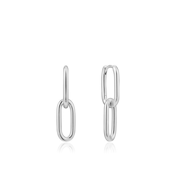 Sterling Silver Cable Link Earrings By Ania Haie Orin Jewelers Northville, MI