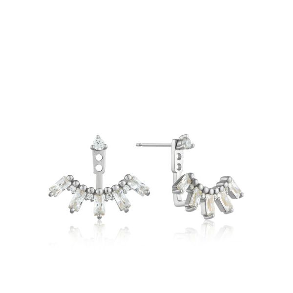 Silver Cluster Ear Jackets by Ania Haie Orin Jewelers Northville, MI