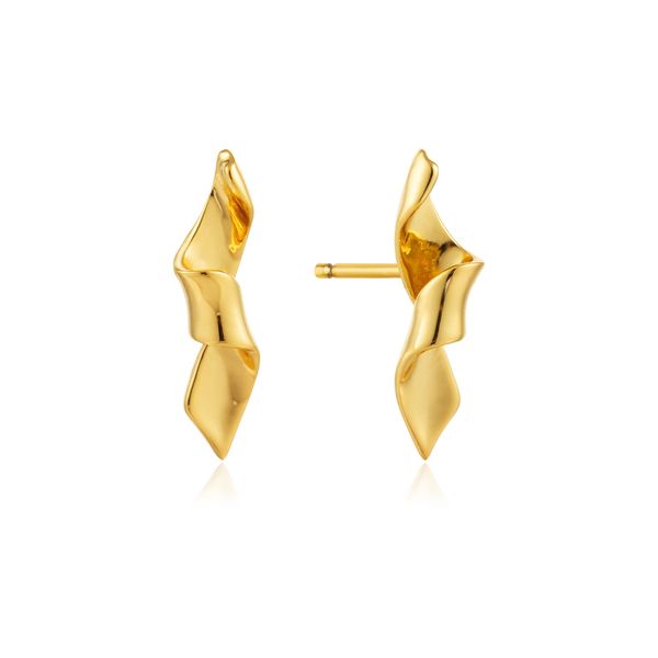 Sterling Silver Gold Plated Helix Stud Earrings By Ania Haie Orin Jewelers Northville, MI