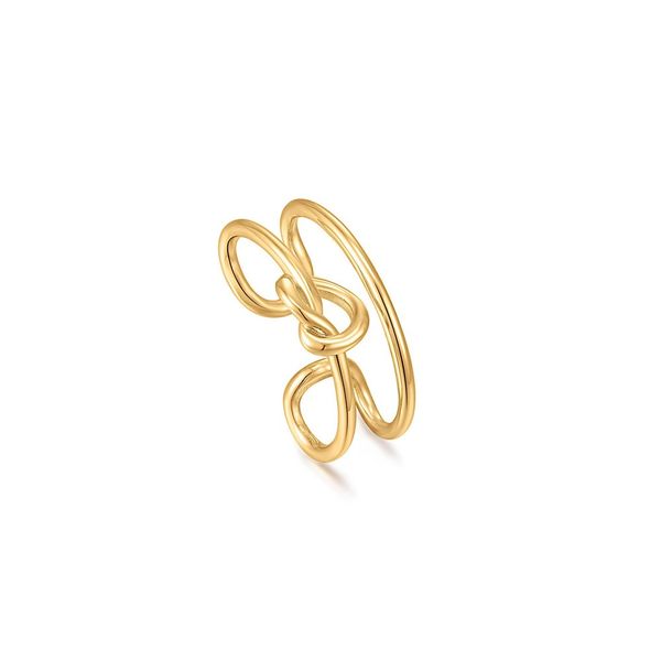 Sterling Silver Gold Plated Knot Ear Cuff By Ania Haie Orin Jewelers Northville, MI