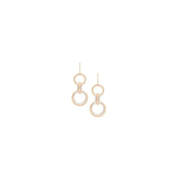 Sterling Silver And Rose Plated Earrings Orin Jewelers Northville, MI