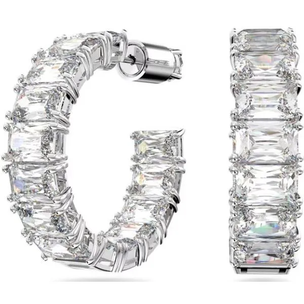 Swarovski Millenia Hoop Earrings Orin Jewelers Northville, MI