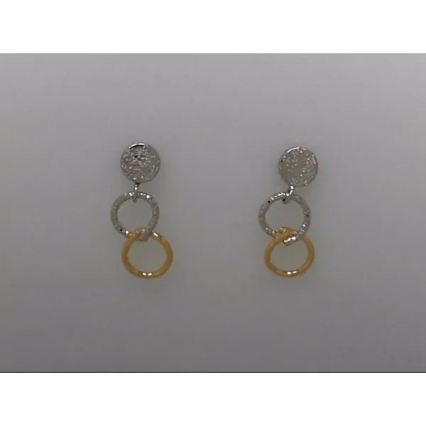 Sterling Silver & Gold Plated Earrings Orin Jewelers Northville, MI