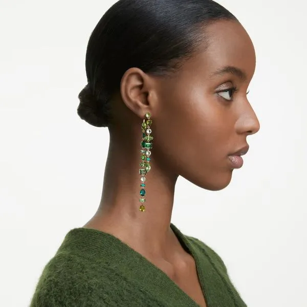 Swarovski Gema Drop Earrings Image 2 Orin Jewelers Northville, MI