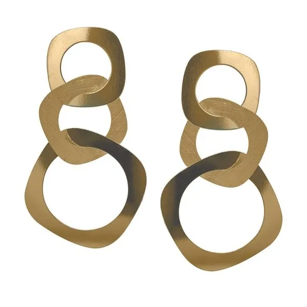 Sterling Silver Yellow Plated Earrings Orin Jewelers Northville, MI