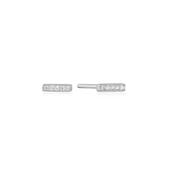 Sterling Silver Glam Bar Stud Earrings By Ania Haie Orin Jewelers Northville, MI