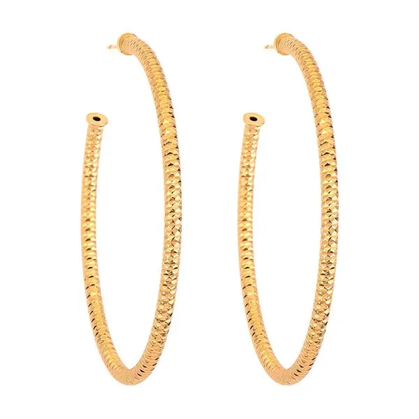 Sterling Silver Gold Plated Hoop Earrings Orin Jewelers Northville, MI