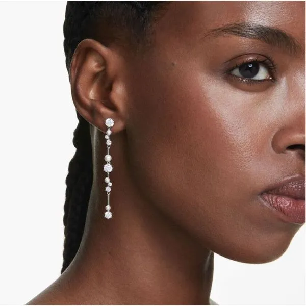 Swarovski Constella Drop Earrings Image 2 Orin Jewelers Northville, MI