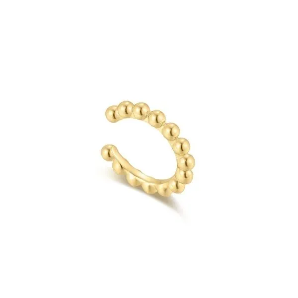 Sterling Silver Gold Plated Beaded Ear Cuff By Ania Haie Orin Jewelers Northville, MI
