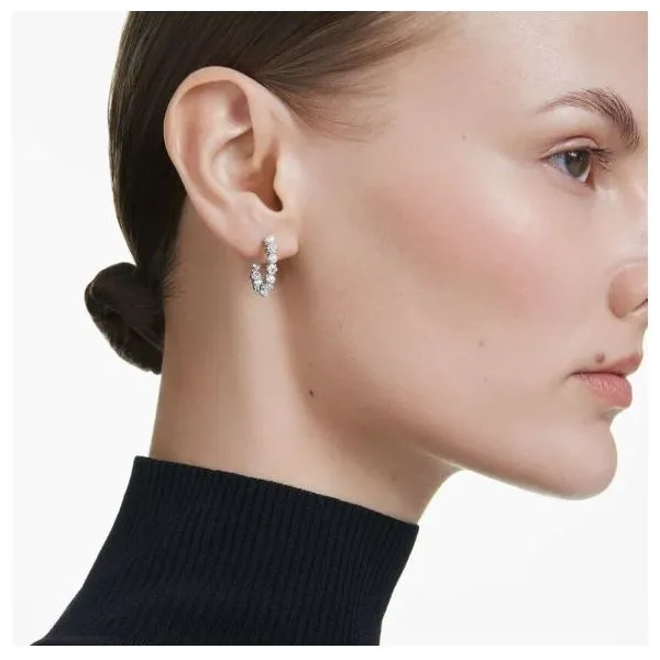 Swarovski Matrix Drop Earrings Image 2 Orin Jewelers Northville, MI