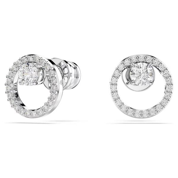 Swarovski Constella Stud Earrings, Round Cut, White Orin Jewelers Northville, MI
