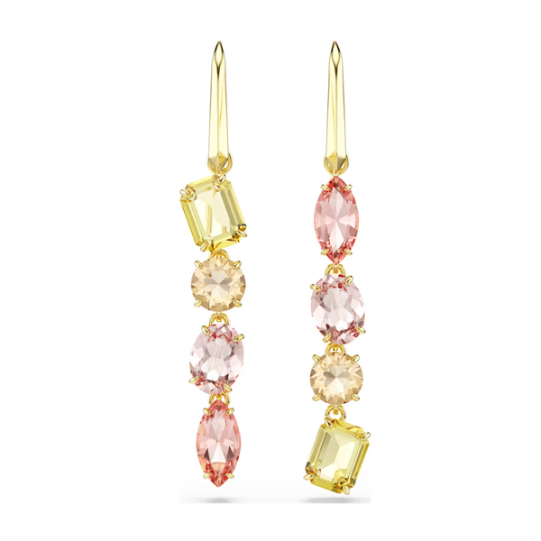 Swarovski Gema Drop Earrings - Asymmetrical Design, Mixed Cuts Orin Jewelers Northville, MI