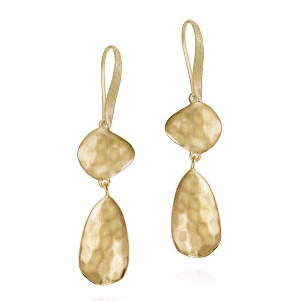 Sterling Silver Gold Vermeil Drop Earrings By Jorge Revilla Orin Jewelers Northville, MI
