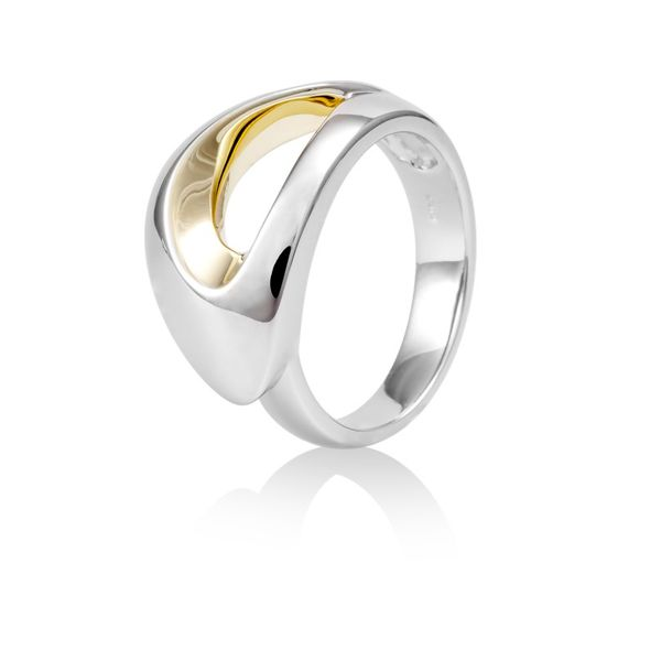 Sterling Silver & Gold Plated Fashion Ring Orin Jewelers Northville, MI