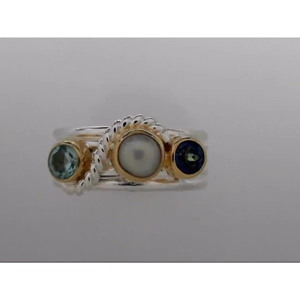 Sterling Silver & 22K Gold Vermeil Ring Orin Jewelers Northville, MI