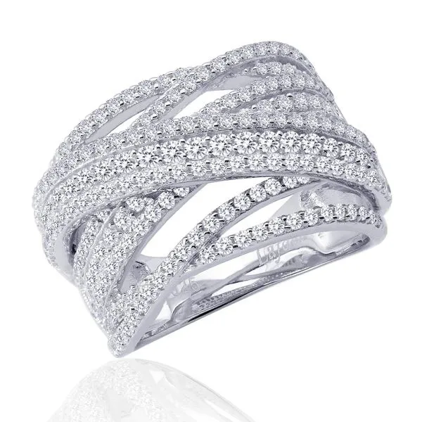 Sterling Silver Pave Glam Ring With CZs Orin Jewelers Northville, MI