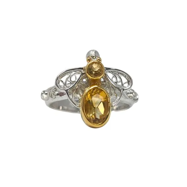 Sterling Silver & 22K Gold Plated 