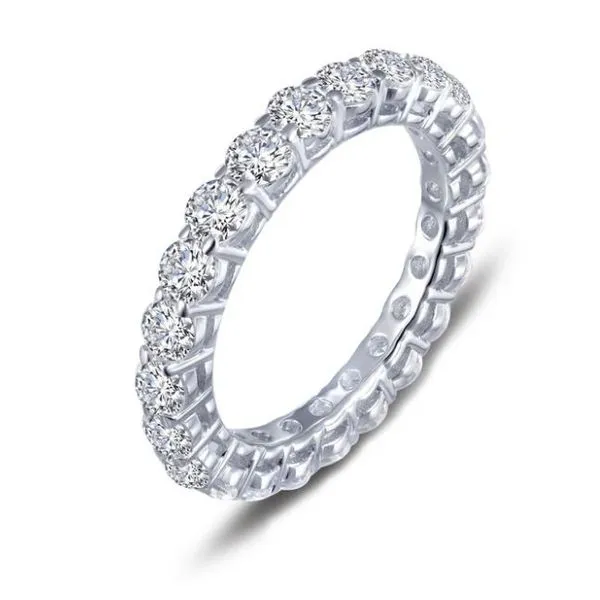 Sterling Silver CZ Eternity Band Orin Jewelers Northville, MI