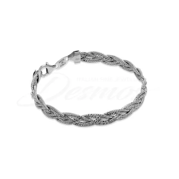 Sterling Silver 6 Row Spring Twist Bracelet Orin Jewelers Northville, MI