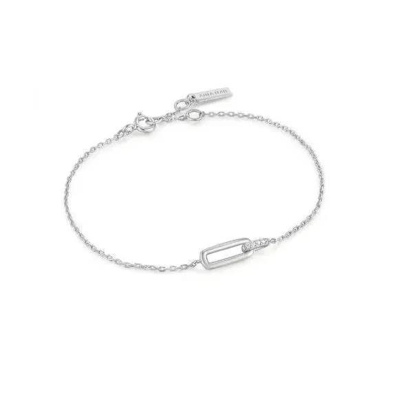 Sterling Silver Glam Interlock Bracelet Orin Jewelers Northville, MI