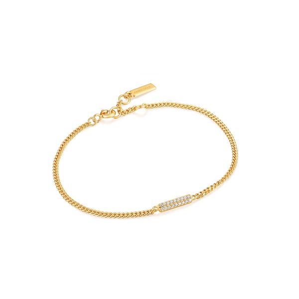 Sterling Silver Gold Plate Glam Bar Bracelet Orin Jewelers Northville, MI