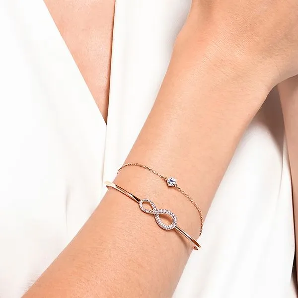 Swarovski Infinity Bangle Image 2 Orin Jewelers Northville, MI