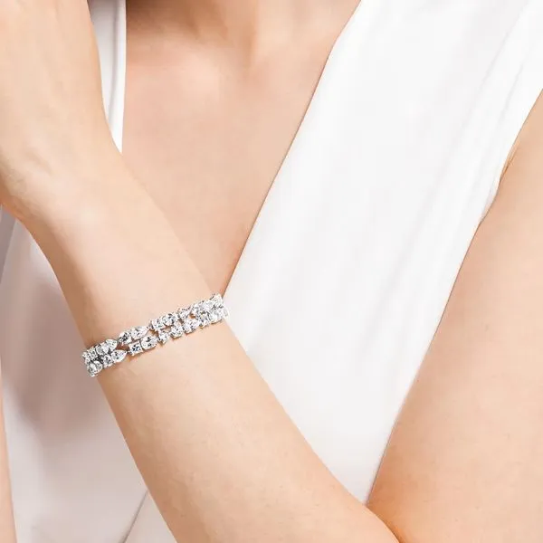 Swarovski Tennis Deluxe Bracelet Image 2 Orin Jewelers Northville, MI