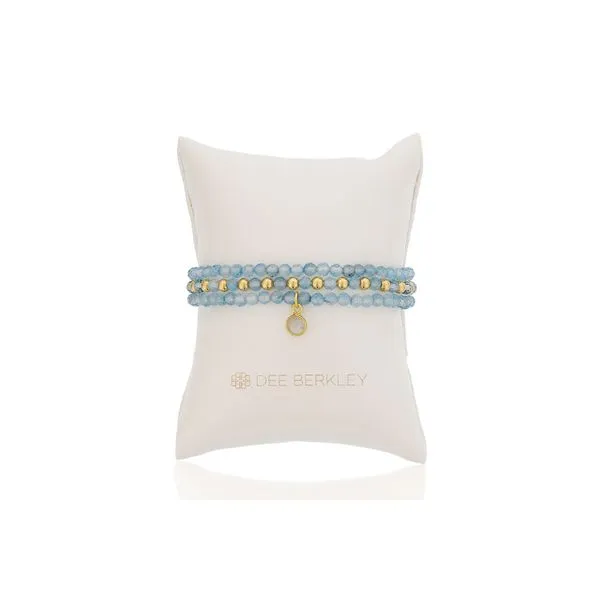 Set of 3 Blue Topaz Bead Bracelets Orin Jewelers Northville, MI