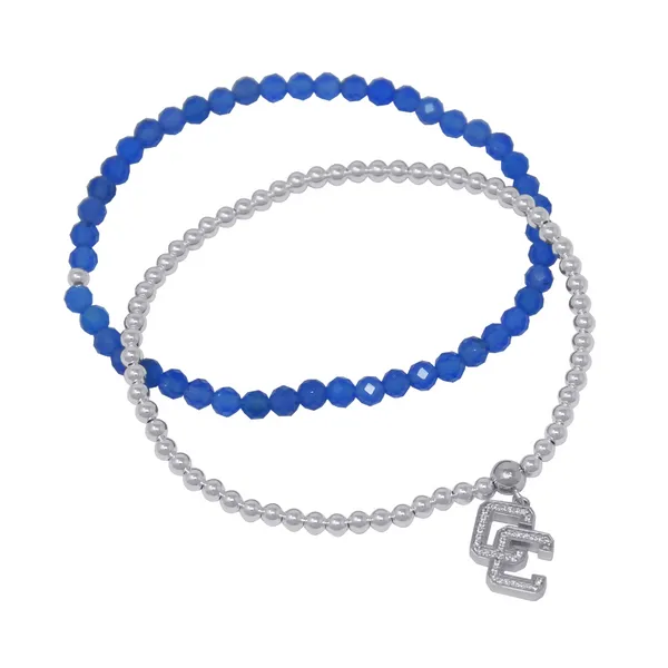 Catholic Central Spirit Bracelet Set With CC Charm With CZs Orin Jewelers Northville, MI