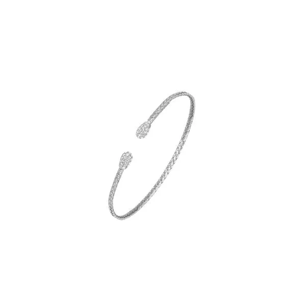 Sterling Silver Cuff with CZs Orin Jewelers Northville, MI