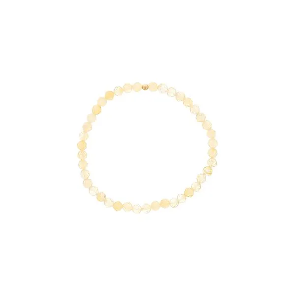 4mm Genuine Gemstone Faceted Citrine Bracelet Orin Jewelers Northville, MI